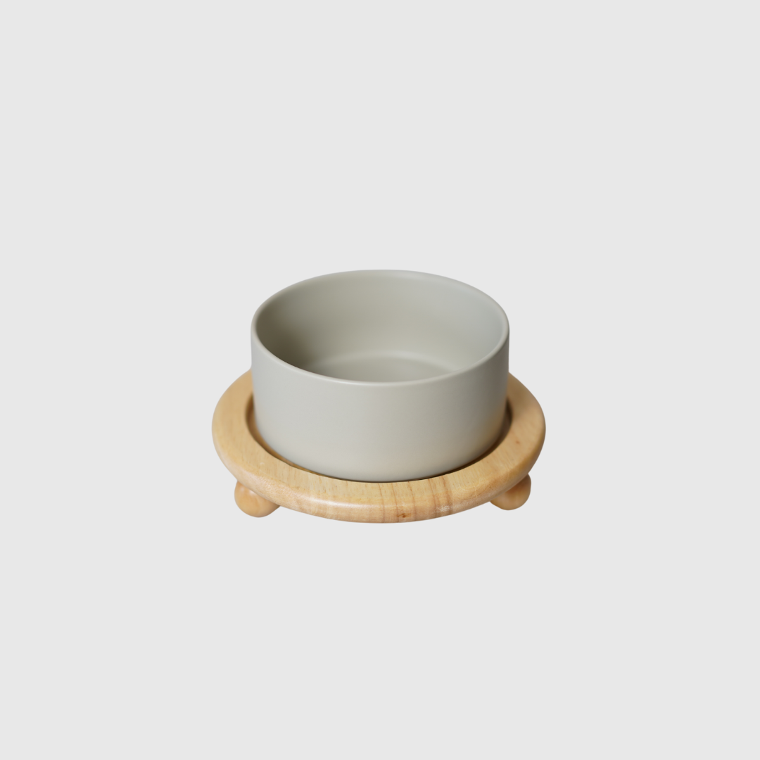 Sophie's Classic Pet Bowl - TimberBase (Forest Green)